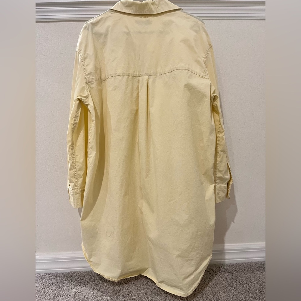 Saunders Collection Oversized Yellow Button-Up Dr… - image 6